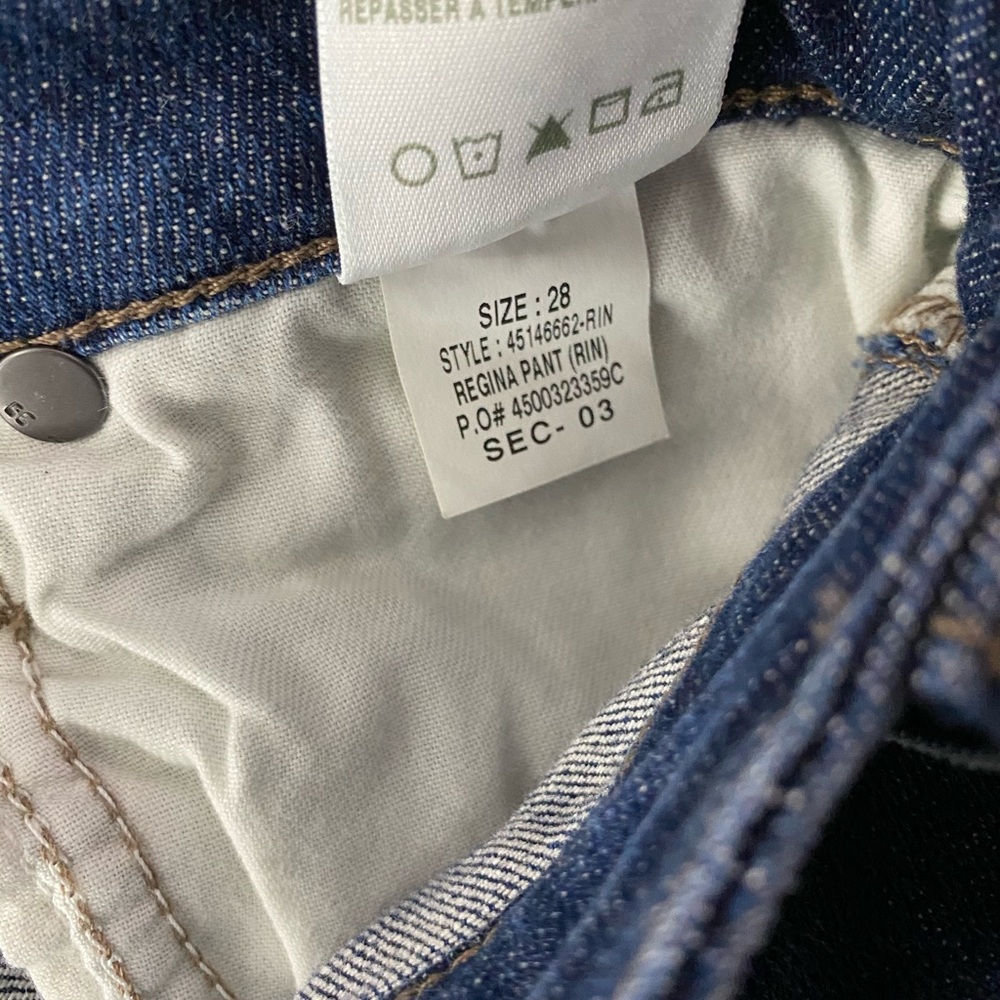 Joe’s Jeans Regina Pant High Rise Crop Jeans Sz 28 - Picture 6 of 8